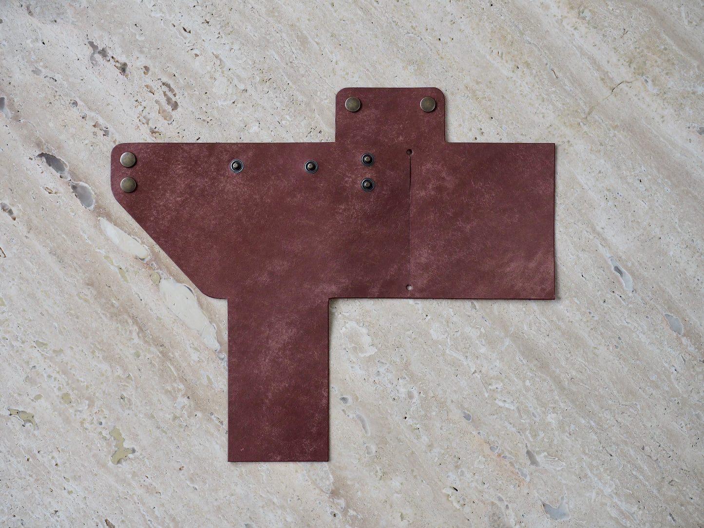 Portfel Skórzany Origami